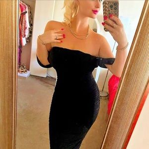 Black Bodycon Stretch Dress